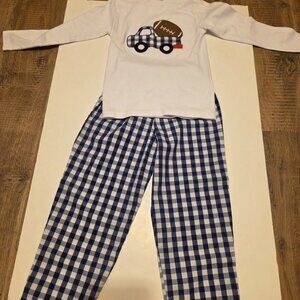 Monday's Child Football Outfit with Shirt & Pants - Size 6 NWOT